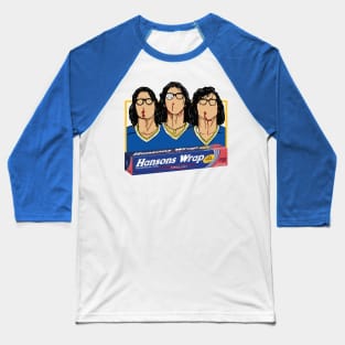 Hanson Brothers Hockey Slapshot Aluminum Foil Baseball T-Shirt